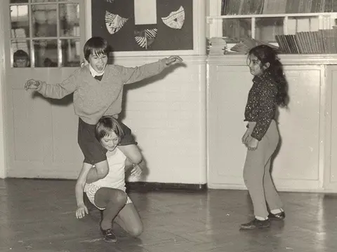 In the hall, 1960s(?).